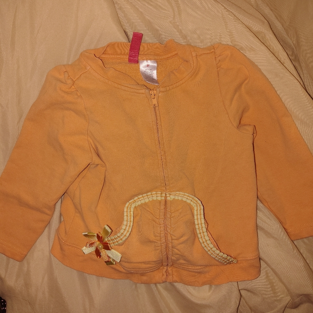 Y2K 2004 Gymboree Soft Orange Kids Hoodie